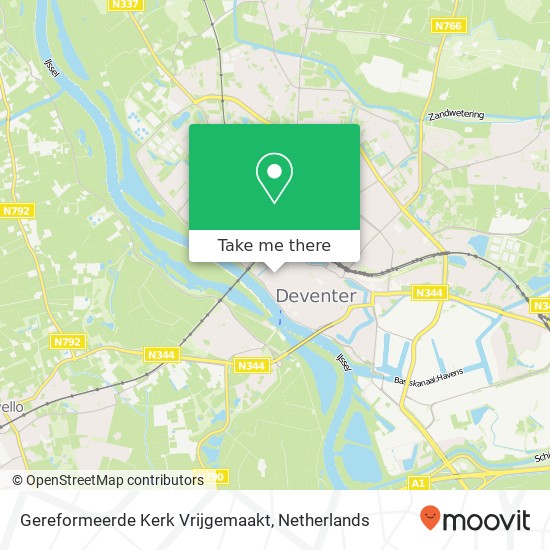 Gereformeerde Kerk Vrijgemaakt, Graaf van Burenstraat 12 map