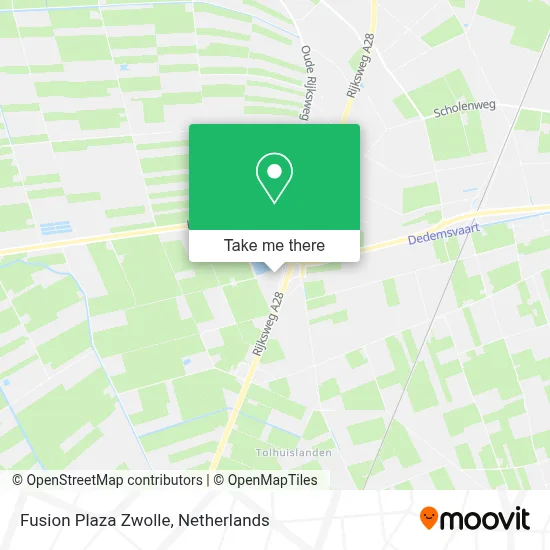 Fusion Plaza Zwolle map