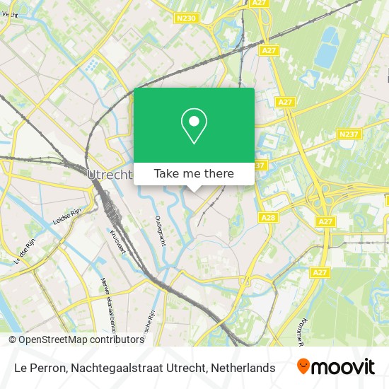 Le Perron, Nachtegaalstraat Utrecht Karte