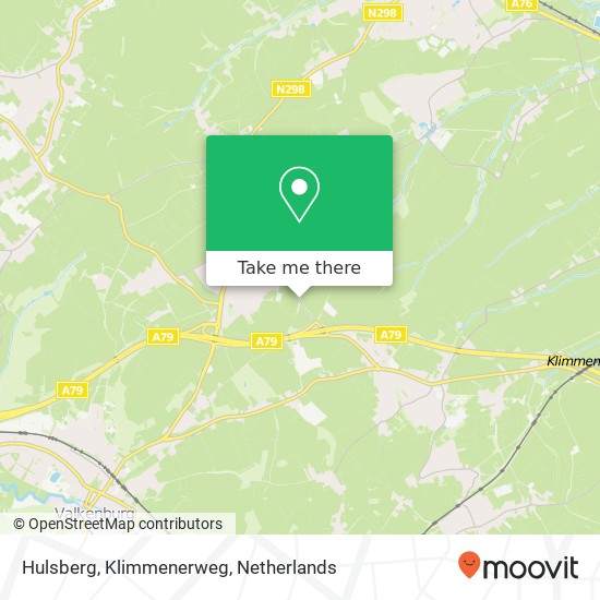 Hulsberg, Klimmenerweg map