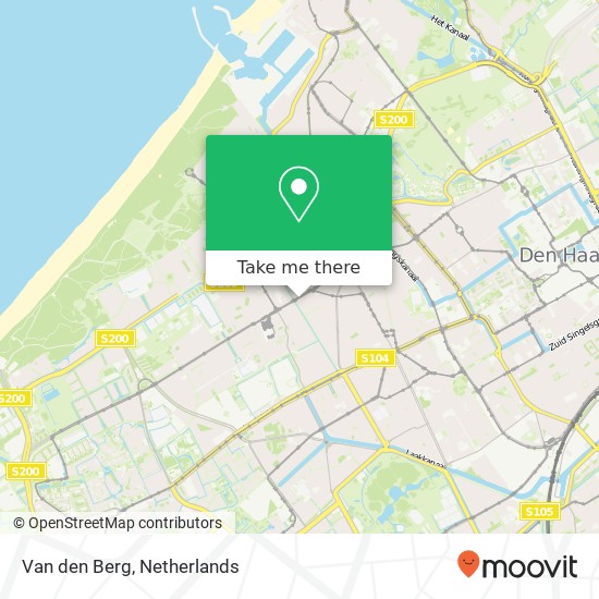 Van den Berg, Laan van Meerdervoort 484 map