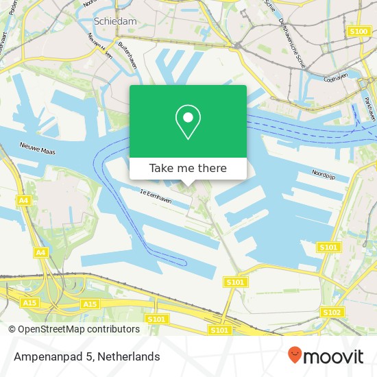 Ampenanpad 5, 3089 SX Rotterdam map