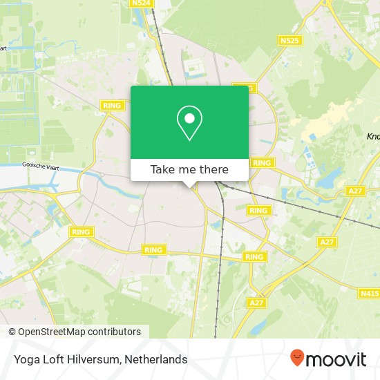 Yoga Loft Hilversum, Emmastraat 36B map