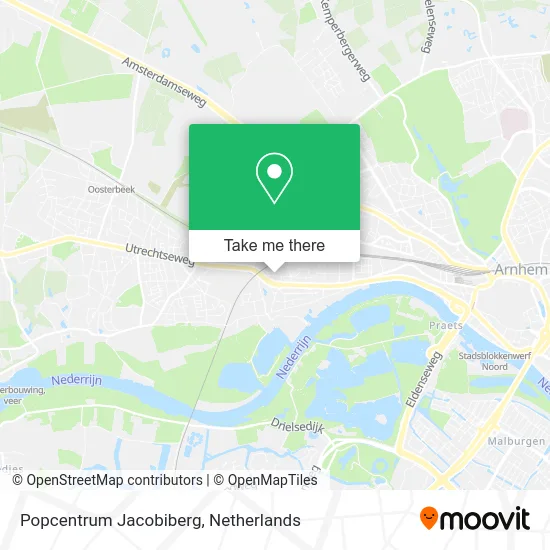 Popcentrum Jacobiberg map