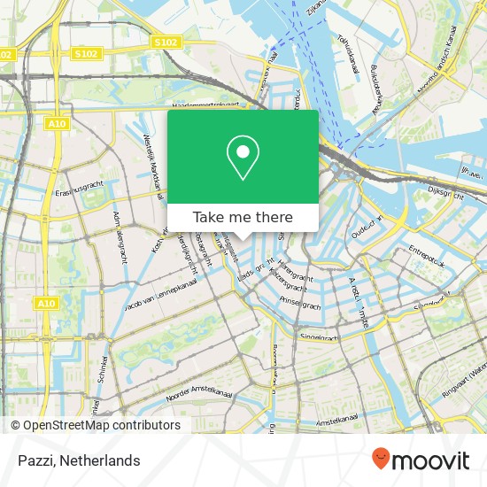 Pazzi, Eerste Looiersdwarsstraat 4 map