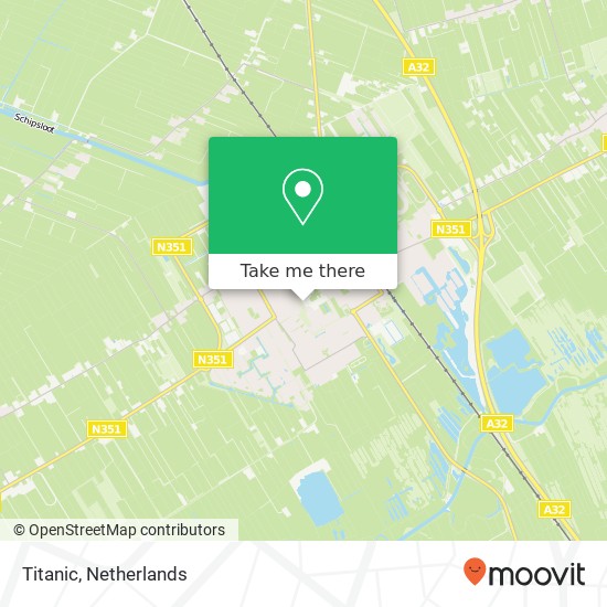 Titanic, Van der Sandeplein 10 map