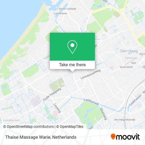 Thaise Massage Warie map