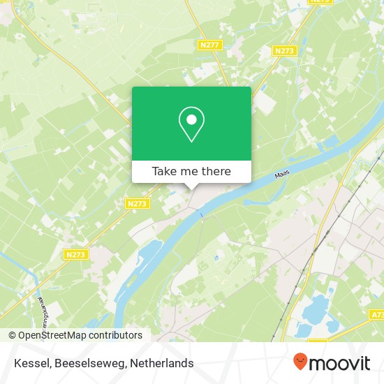 Kessel, Beeselseweg map