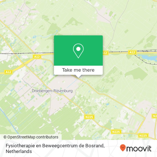 Fysiotherapie en Beweegcentrum de Bosrand, Arnhemse Bovenweg 285K Karte