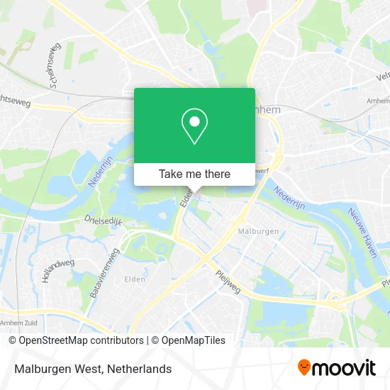 Malburgen West map