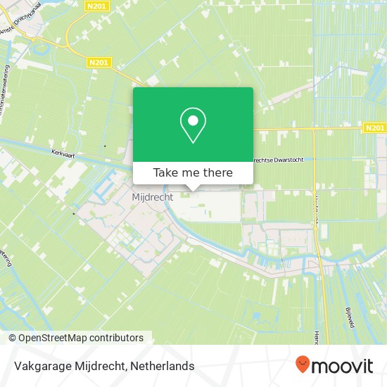 Vakgarage Mijdrecht, Industrieweg 38 map