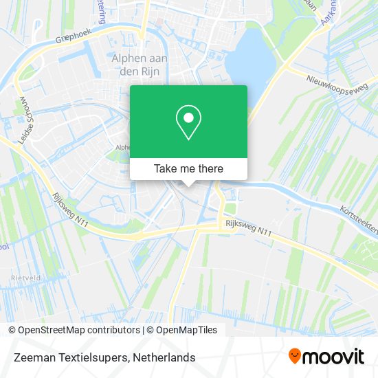 Zeeman Textielsupers map