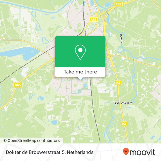 Dokter de Brouwerstraat 5, 5262 SP Vught map