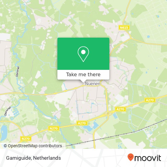 Gamiguide, Parkstraat 61 Karte