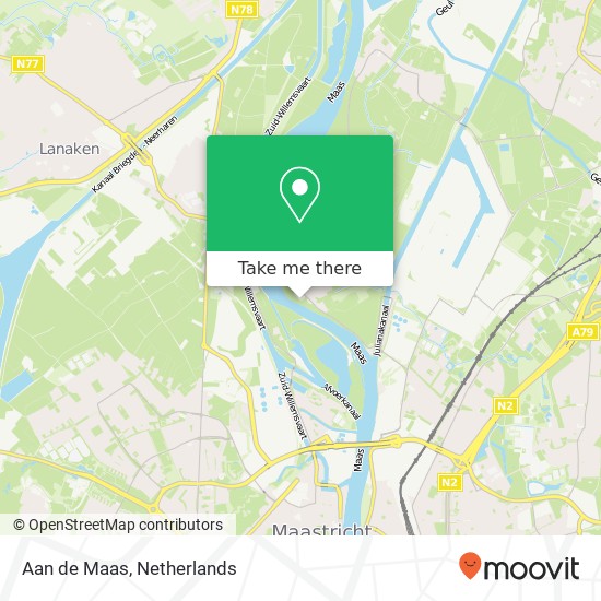 Aan de Maas map