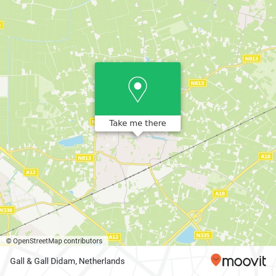 Gall & Gall Didam map