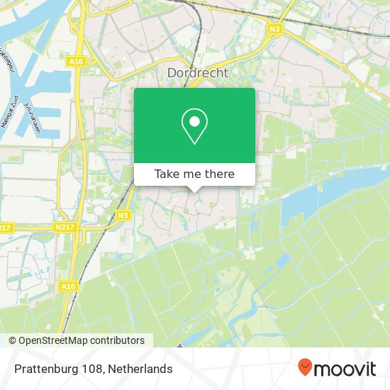 Prattenburg 108, 3328 WE Dordrecht map