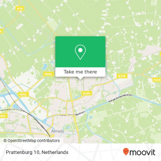Prattenburg 10, 7608 VK Almelo map