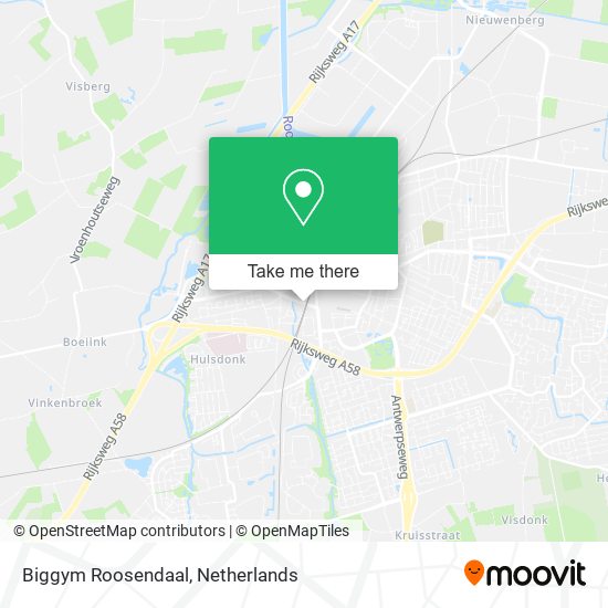 Biggym Roosendaal map