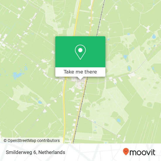 Smilderweg 6, 9414 AP Hooghalen map