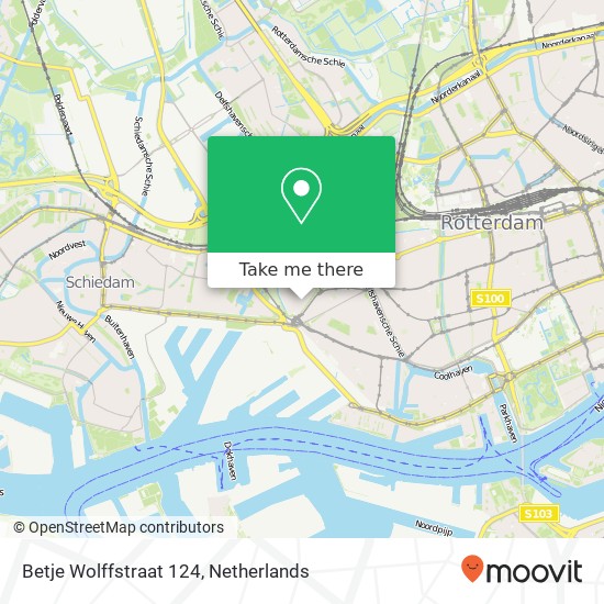 Betje Wolffstraat 124, 3027 RN Rotterdam Karte