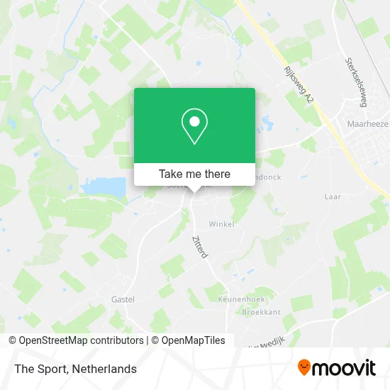 De Sport map