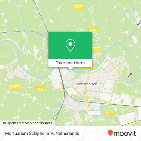 Mortuarium Schiphol B.V., Koppelsedijk 10 map