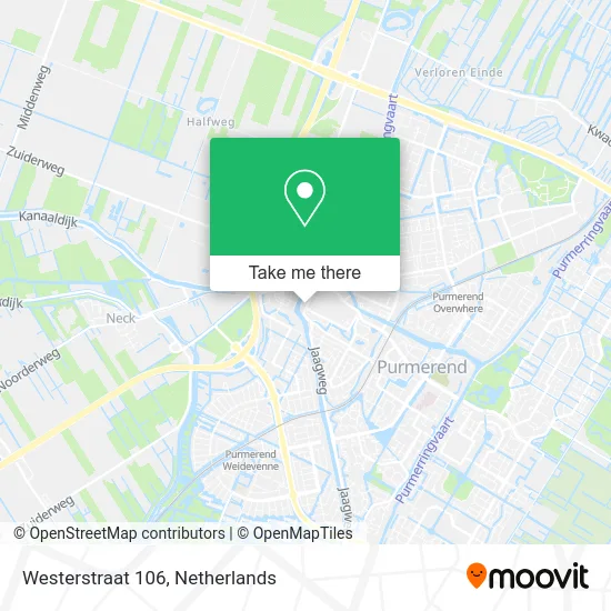 Westerstraat 106 map