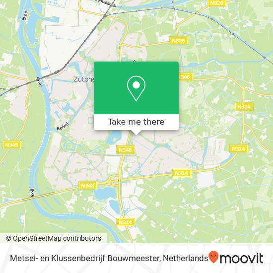 Metsel- en Klussenbedrijf Bouwmeester, Paul Rodenkolaan 3 map