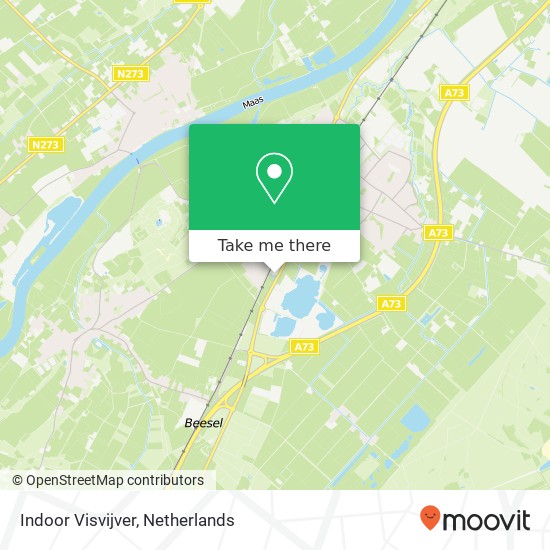 Indoor Visvijver, Rijksweg 1F map