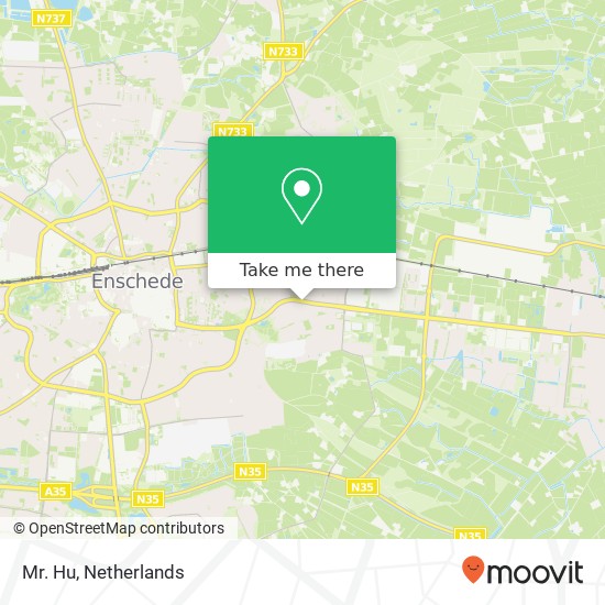 Mr. Hu, Gronausestraat 100 map