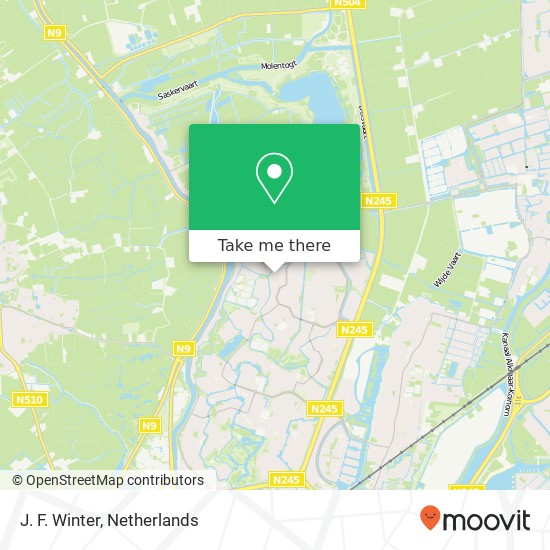 J. F. Winter, Theemsstraat 19 map