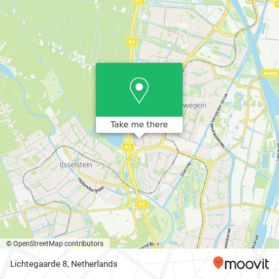 Lichtegaarde 8, 3436 ZT Nieuwegein Karte