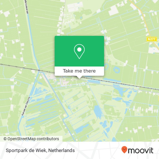 Sportpark de Wiek, Lavendellaan 31 map