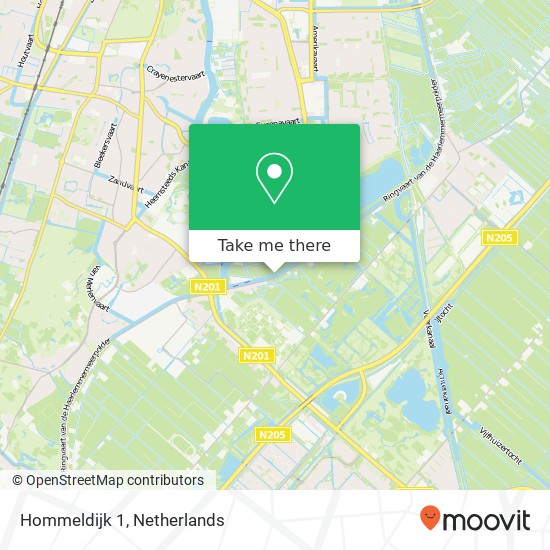 Hommeldijk 1, 2036 ER Haarlem map