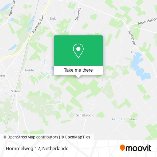 Hommelweg 12 map