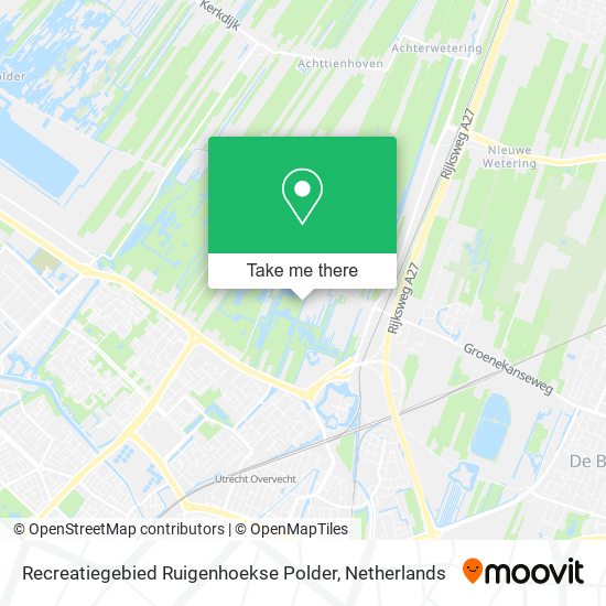 Recreatiegebied Ruigenhoekse Polder map