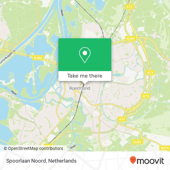 Spoorlaan Noord, 6043 Roermond Karte