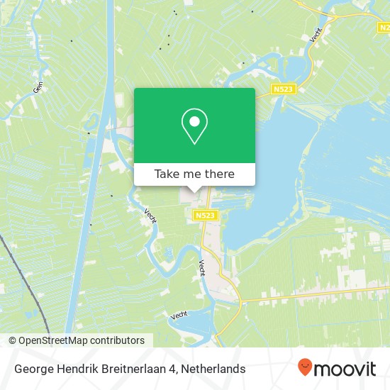 George Hendrik Breitnerlaan 4, 1394 EV Nederhorst den Berg map