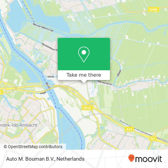 Auto M. Bouman B.V., Ohmweg 3 map