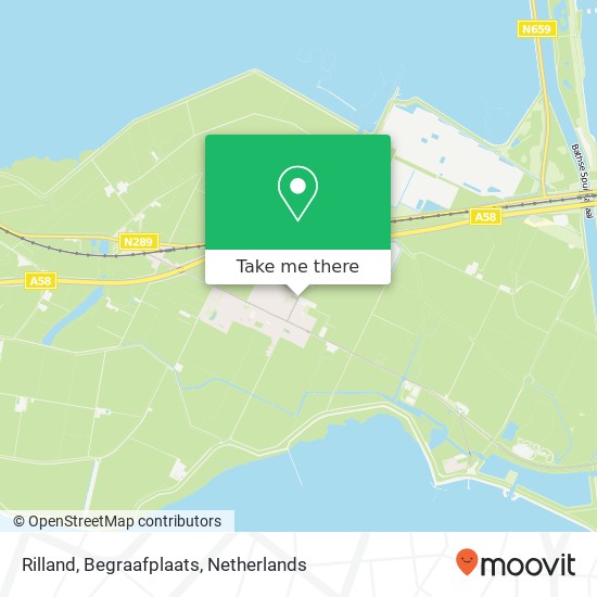 Rilland, Begraafplaats map