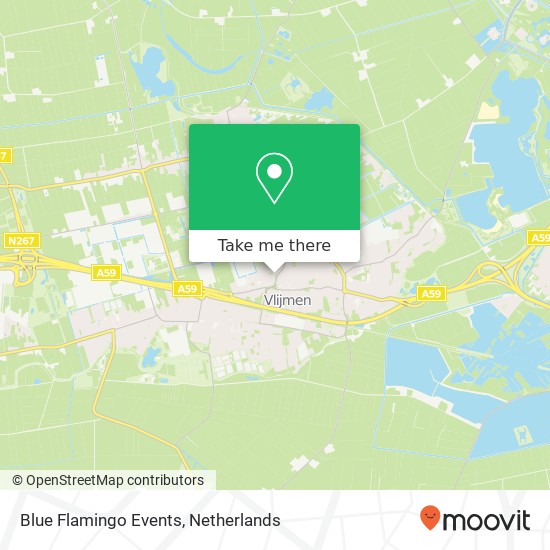 Blue Flamingo Events, De Grootlaan 27 map