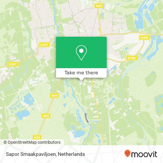 Sapor Smaakpaviljoen, Hoeve map