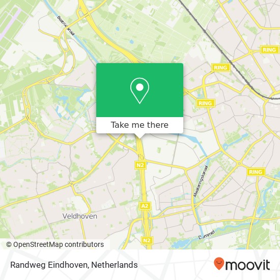 Randweg Eindhoven, 5652 Eindhoven map