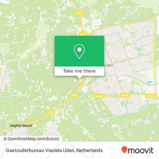 Gastouderbureau Viaviela Uden, Moleneindstraat 4 map