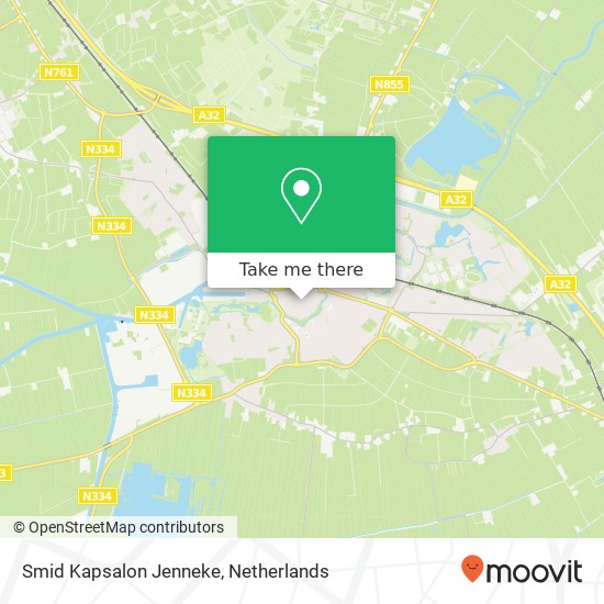 Smid Kapsalon Jenneke, Markt 70 map