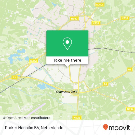 Parker Hannifin BV, Edisonstraat 1 Karte