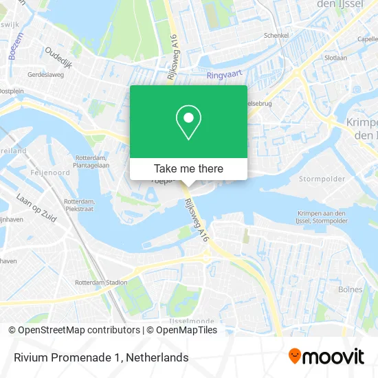 Rivium Promenade 1 map