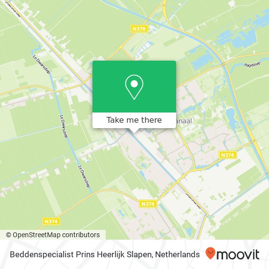 Beddenspecialist Prins Heerlijk Slapen, Hoofdstraat 15 map