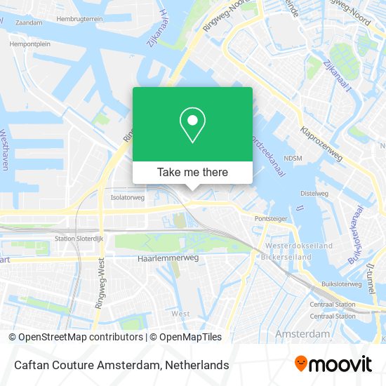 Caftan Couture Amsterdam map